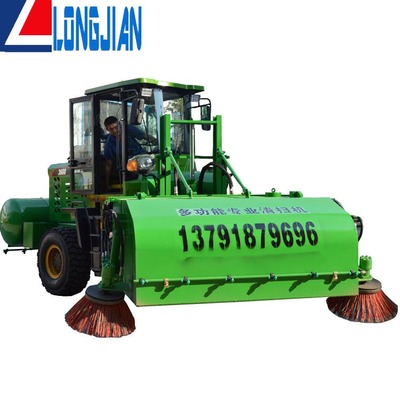 龍建品牌3600 升降式水穩層清掃機 噴水降塵 公路養護掃地車 鏟車清掃車 lj